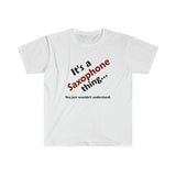 Saxophone Thing 2 - Unisex Softstyle T-Shirt