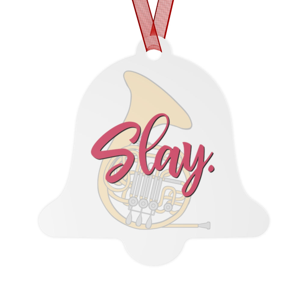 Slay - French Horn - Metal Ornament