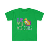 Plays Well With Others - Tuba - Unisex Softstyle T-Shirt