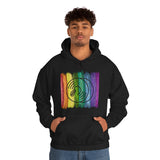 Vintage Rainbow Paint - Cymbals - Hoodie