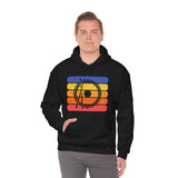 Vintage Grunge Lines Sunset - Snare Drum - Hoodie