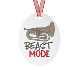 Beast Mode - Baritone - Metal Ornament