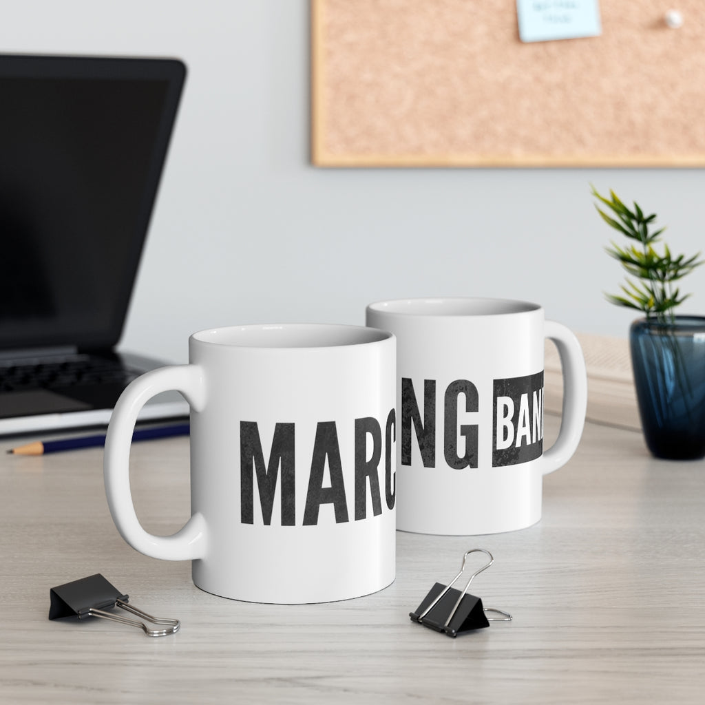 Marching Band - Dark Gray - 11oz White Mug