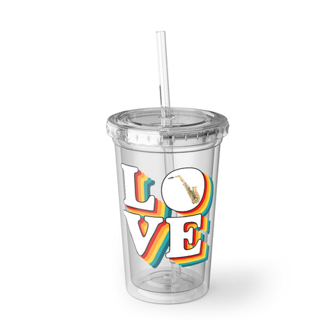 LOVE - Alto Sax - Suave Acrylic Cup