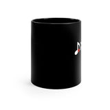 Trumpet - Heartbeat - 11oz Black Mug