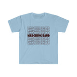 Marching Band - Retro - Maroon - Unisex Softstyle T-Shirt