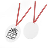 Color Guard - Eat Glitter 4 - Metal Ornament