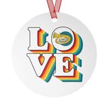 LOVE - Tuba - Metal Ornament